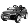 Audi Q7 Quattro S-Line na akumulator Czarny + Pilot + Wolny Start + EVA + Radio MP3 LED